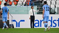 Pelatih Lazio, Simone Inzaghi. (AFP/Isabella Bonotto)