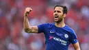 Cesc Fabregas (111 assist) - Fabregas pernah bermain untuk Arsenal dan Chelsea di Premier League. gelandang asal Spanyol ini tercatat memiliki 111 assist selama berkarier di kompetisi Premier League. (AFP/Glyn Kirk)