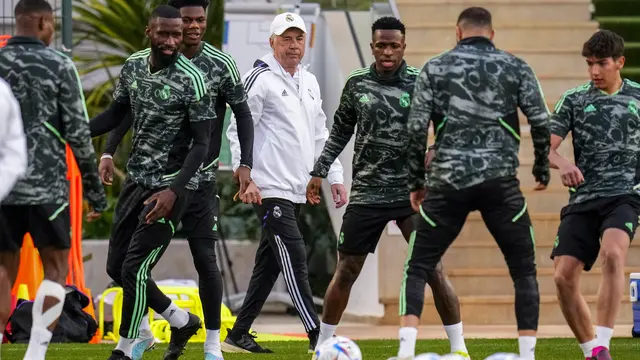 Latihan Real Madrid Jelang vs Al Hilal di Final Piala Dunia Antarklub