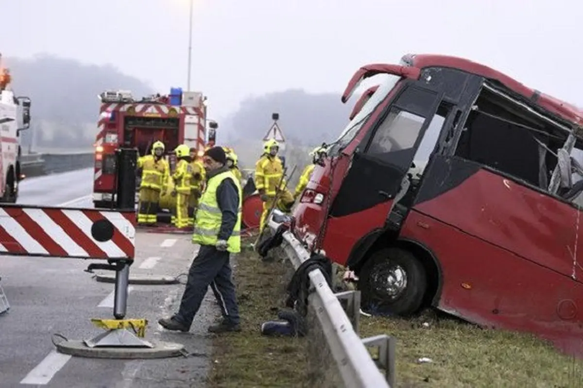 Ilustrasi Kecelakaan bus di China (AFP)