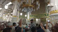 Laporan Liputan6.com dari Madinah: Bersimpuh di Raudhah, Meluruhkan Dosa Mengalap Berkah