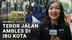 Tidak hanya penataan kabel semrawut, jalan ambles dan berlubang juga jadi pekerjaan rumah Pemprov Jakarta. Di Kebon Jeruk, Jakarta Barat, jalanan ambles sedalam satu meter akibat gorong-gorong di bawah tanah lapuk termakan usia.
