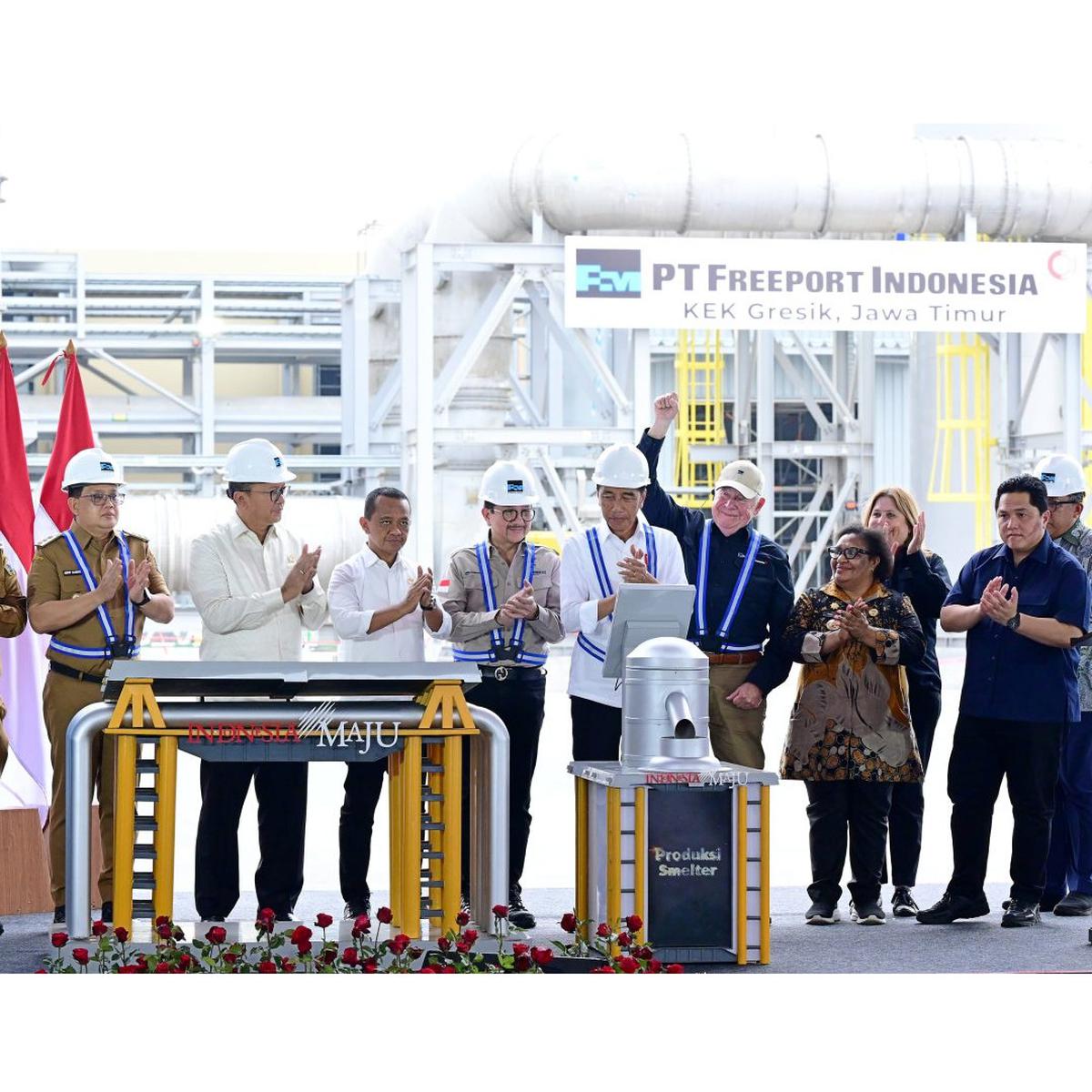 Smelter Freeport Indonesia di Gresik