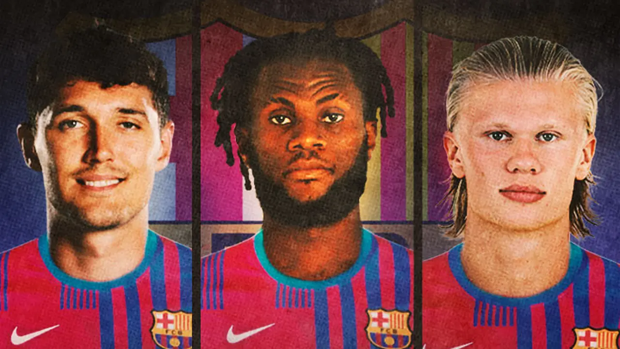 Barcelona - Andreas Christensen, Franck Kessie, Erling Haaland