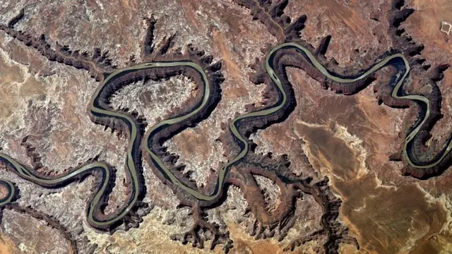 Sungai Green dari ISS
