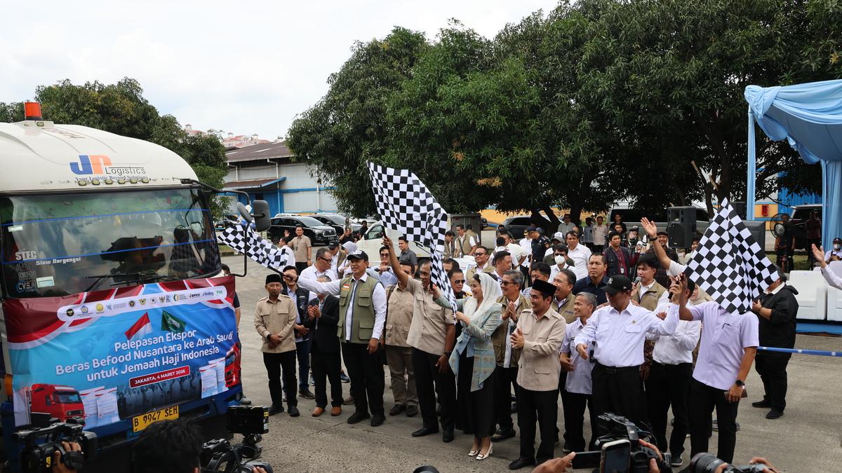 Swasembada Pangan Naik Kelas, 2.280 Ton Beras RI Mulai Dikirim ke Tanah Suci