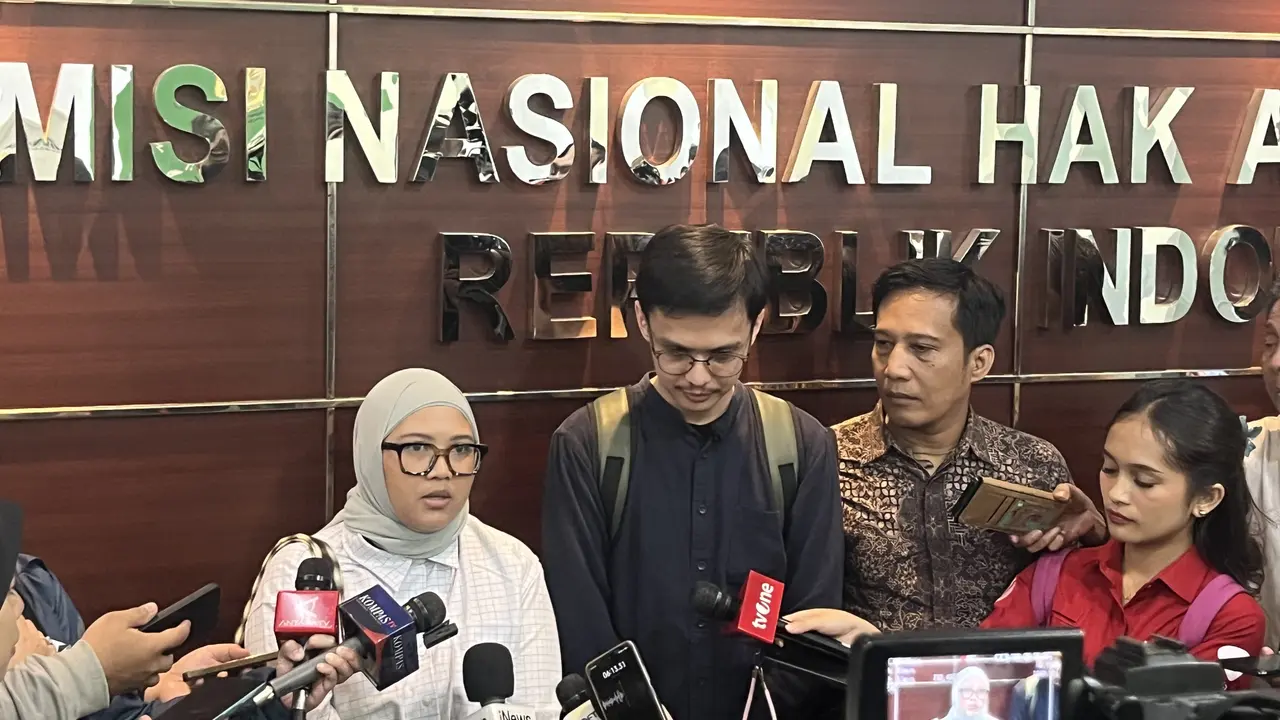 Anggota Tim Advokasi Untuk Demokrasi (TAUD) Fatia Maulidiyanti (Liputan6.com/Muhammad Radityo Priyasmoro)