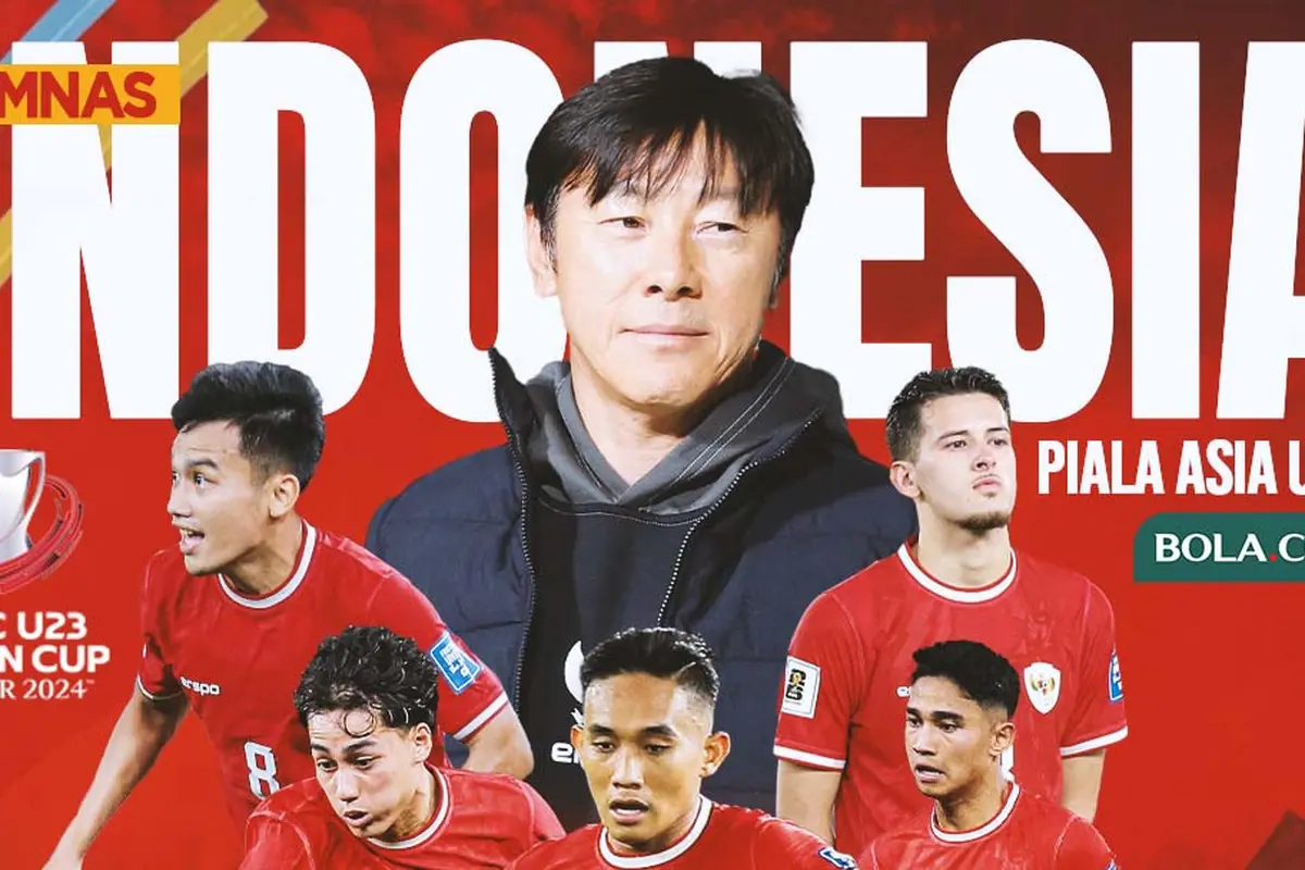 Timnas Indonesia U-23 - Ilustrasi Lolos Perempat Final Piala Asia U-23 2024