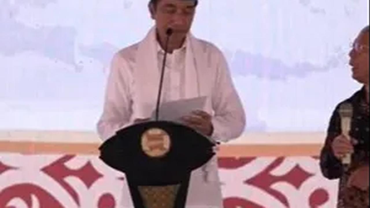 Presiden Jokowi melakukan kunjungan kerja ke Jawa Timur, Senin 24 Juli 2023.