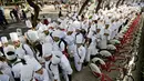 Rekor sebelumnya diberikan pada Dubai yang berhasil mengumpulkan 2.847 koki, Mexico City, Sabtu (17/05/2014) (AFP PHOTO/Alfredo ESTRELLA).
