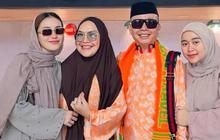 Tampil Anggun, Gamis Ayu Ting Ting Saat Antar Orang Tuanya Umrah Jadi Sorotan