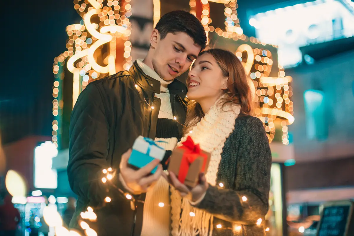 Ilustrasi pasangan romantis
