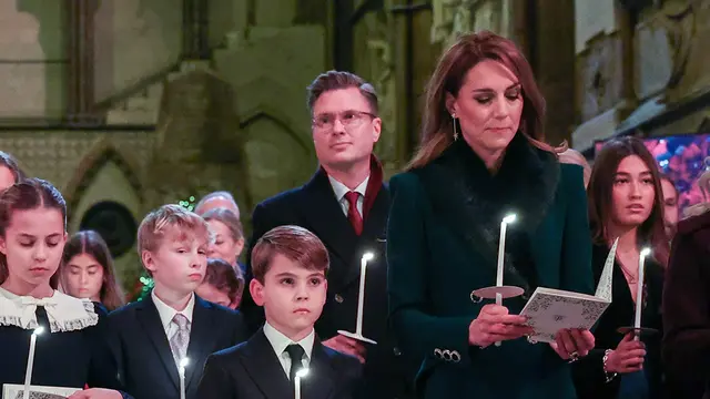 Comeback Anggun Kate Middleton Kenakan Gaun Lama di Christmas Carol, Hadir Bareng Keluarga Tanpa Raja Charles & Ratu Camilla