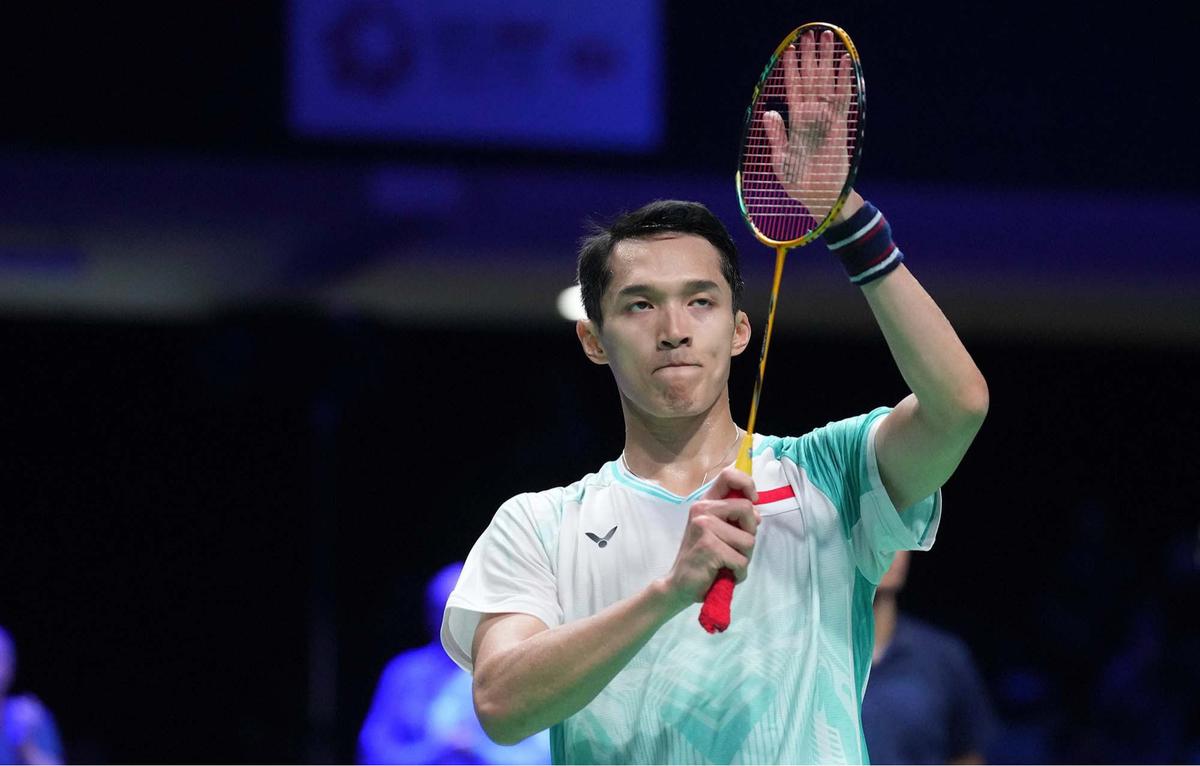 FOTO: Jonatan Christie Persembahkan Satu-Satunya Gelar untuk Indonesia di Denmark Open 2025