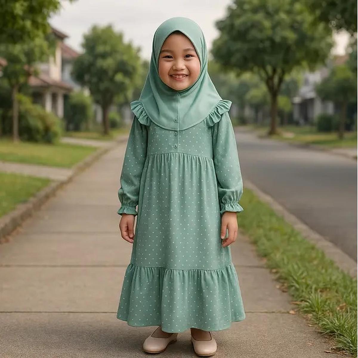 Ilustrasi Model Baju Anak Perempuan