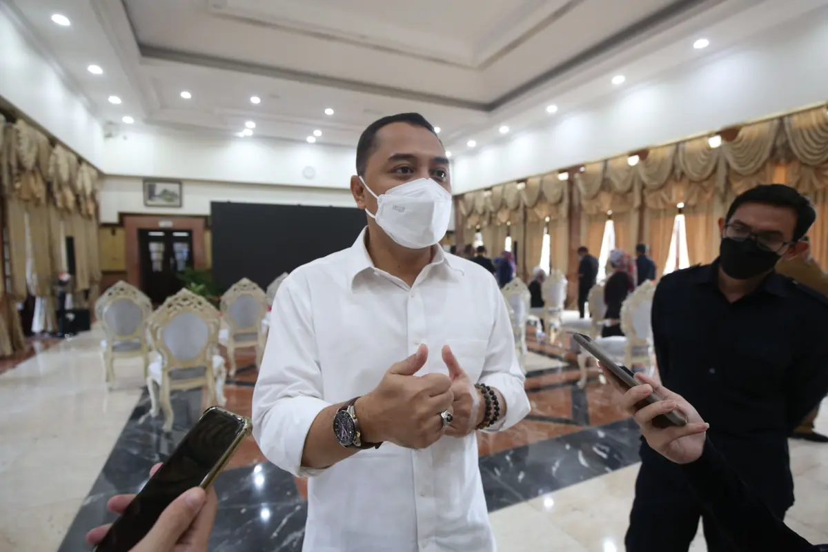 Wali Kota Surabaya Eri Cahyadi. (Dian Kurniawan/Liputan6.com)
