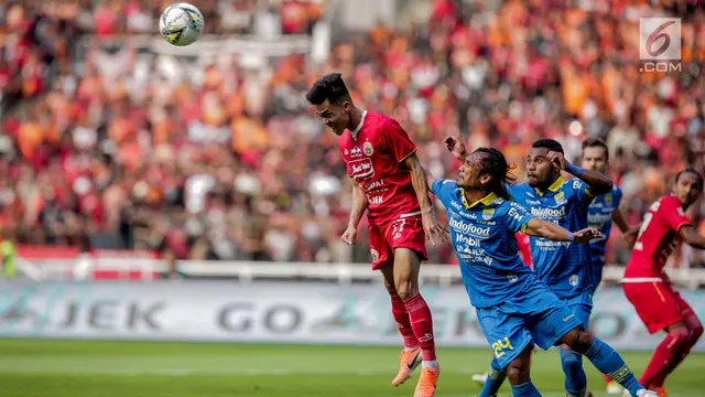 Hadapi Persib Bandung, Persija Bermain Imbang di Babak Pertama