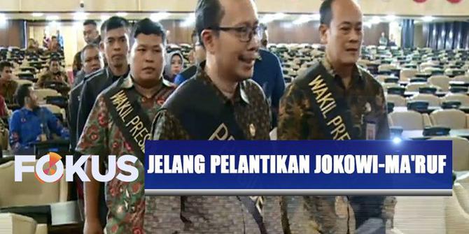 Alur Acara Pelantikan Jokowi-Ma'ruf Amin