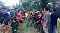 Puluhan Anggota TNI Bentrok dengan Warga di Lampung, Begini Duduk Perkaranya