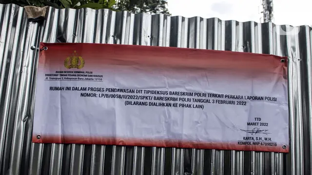 FOTO: Aset Diduga Milik Indra Kenz Disegel