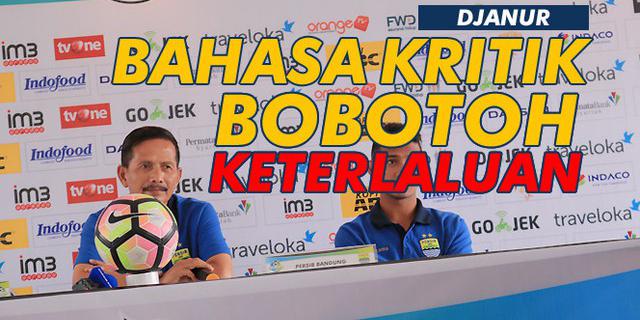 VIDEO: Djanur Keberatan dengan Kritik Bobotoh yang Keterlaluan