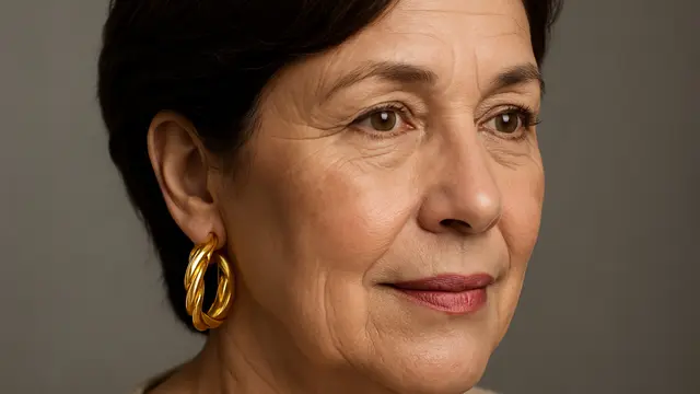 7 Model Anting Hoop Emas Tebal untuk Ibu-Ibu Usia 50-an, Elegan dan Tetap Stylish