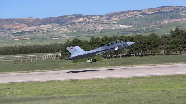 Pesawat tempur KAAN produksi Turkish Aerospace (Dok tusas.com)