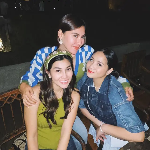 Nagita Slavina bersama Nisya dan Syahnaz (Instagram/syahnazs)
