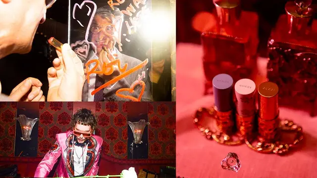 Perayaan Peluncuran Lipstik Terbaru Gucci