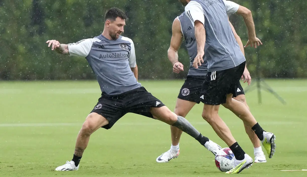Pertandingan melawan Cruz Azul akan menjadi debut bagi Lionel Messi bersama The Herons. (AP Photo/Lynne Sladky)