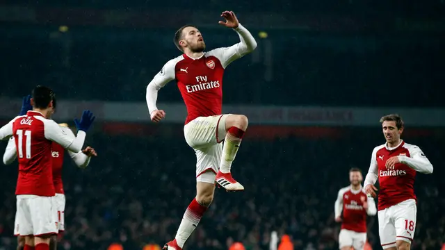 Aaron Ramsey Hattrick, Arsenal Pesta Gol 5-1 Atas Everton