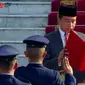 Presiden Joko Widodo saat melantik para perwira TNI Polri dalam acara Prasetya Perwira TNI-Polri Tahun 2024 di Istana Merdeka Jakarta, Selasa (16/7/2024). (Istimewa)