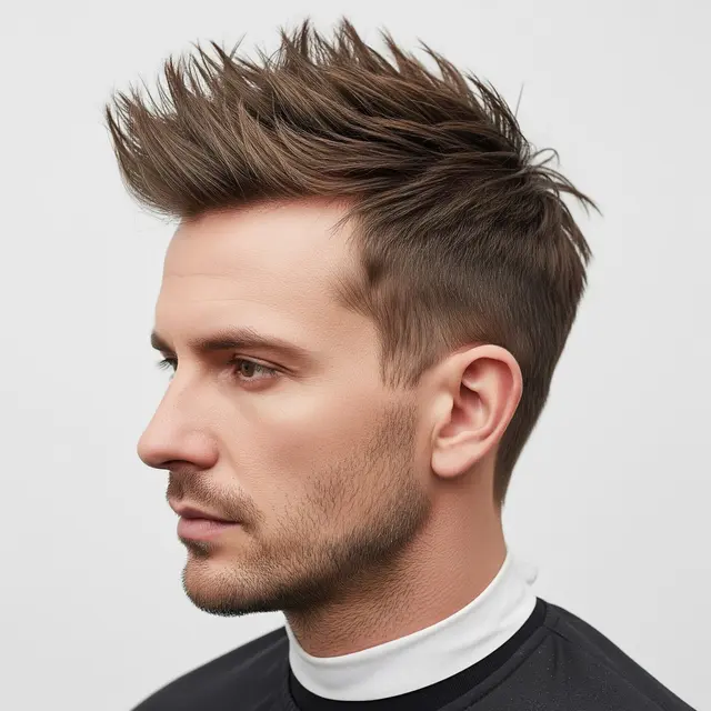 Model Cukur Rambut Pria Muka Panjang yang Bikin Proporsional (Image by Gemini AI)