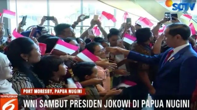 Sambutan Hangat Masyarakat Indonesia di PNG untuk Jokowi