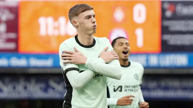Foto: Aksi Memukau Cole Palmer saat Membawa Chelsea Menaklukkan Luton Town di Liga Inggris