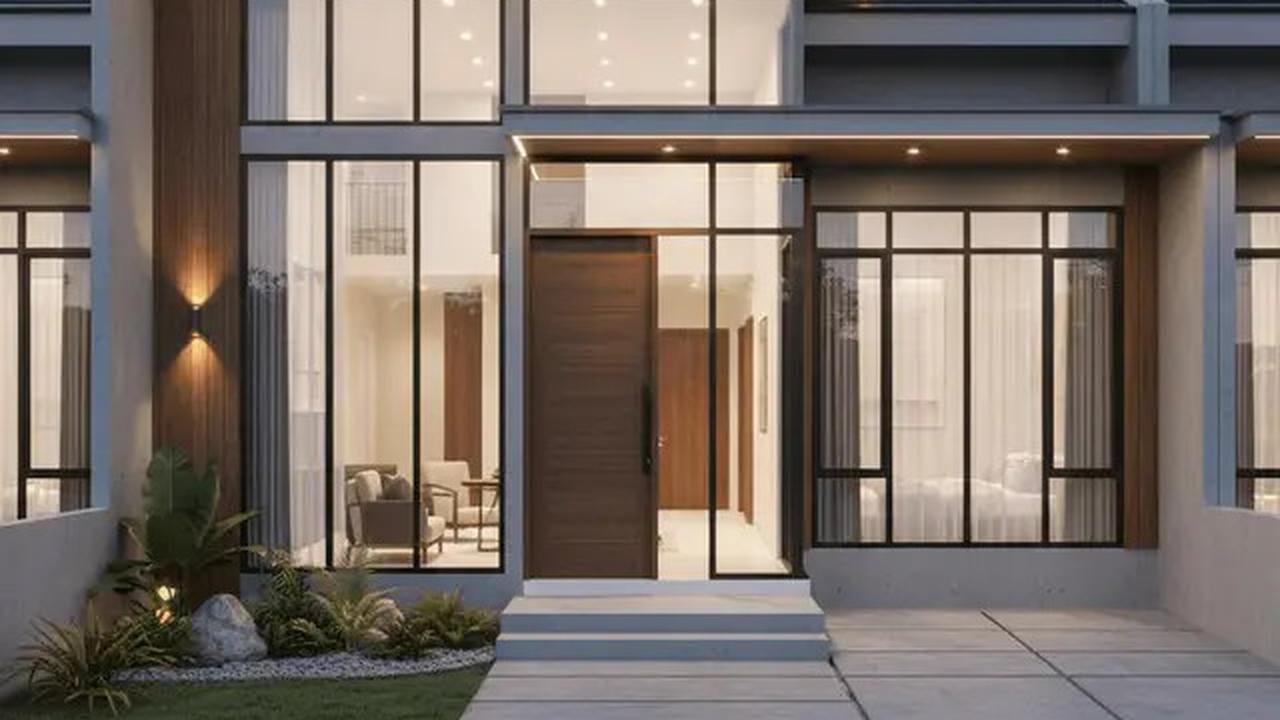 7 Desain Fasad Rumah Kecil agar Tetap Terlihat Mewah dan Elegan