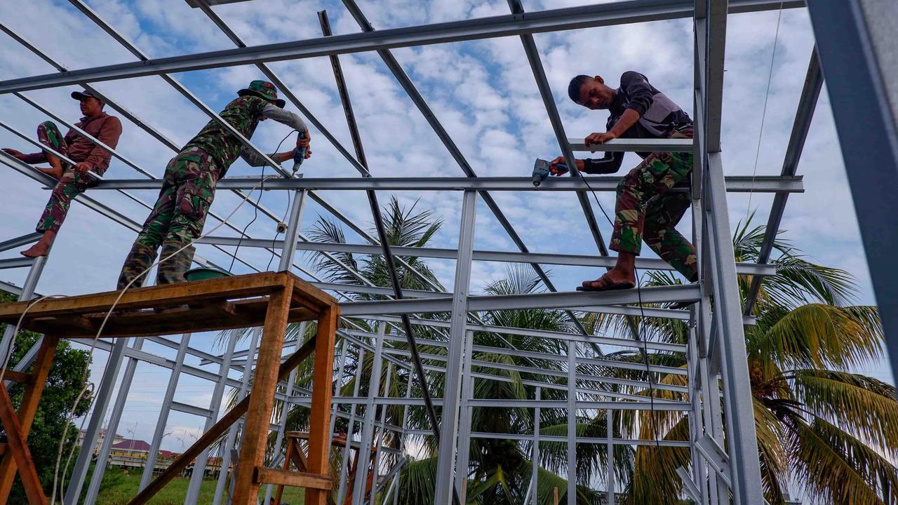 FOTO:  Percepatan Pembangunan Hunian Sementara bagi Korban Bencana di Pidie Jaya