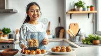 resep bakso ayam blender ©Ilustrasi dibuat AI