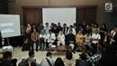 Suasana pernyataan sikap terkait tragedi bom Surabaya dan Sidoarjo yang digelar sejumlah tokoh di Jakarta, Selasa (15/5). Pernyataan sikap ini dihadiri sejumlah tokoh lintas agama serta Istri Presiden Abdurrahman Wahid. (Merdeka.com/Iqbal S Nugroho)