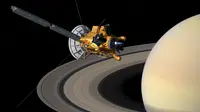 Cassini, pesawat luar angkasa yang mengeksplor Saturnus. (Doc: NASA)