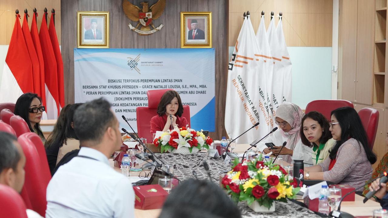 Sambut Kedatangan Paus Fransiskus, SKP Grace Natalie Gelar Dialog dengan Perempuan Lintas Iman