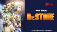 Serial anime Dr. Stone dapat disaksikan melalui aplikasi Vidio. (Dok. Vidio)