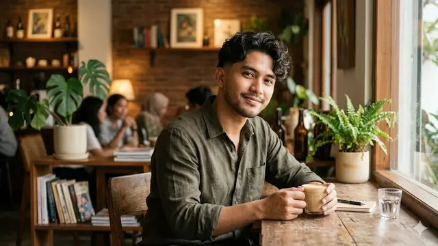 Model Rambut Pria Ikal Ala Korea
