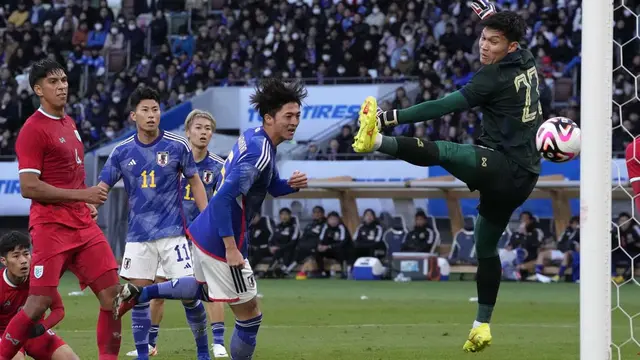 Foto: Jepang Bantai Thailand 5-0, Gimana Nasib Timnas Indonesia Nanti di Piala Asia