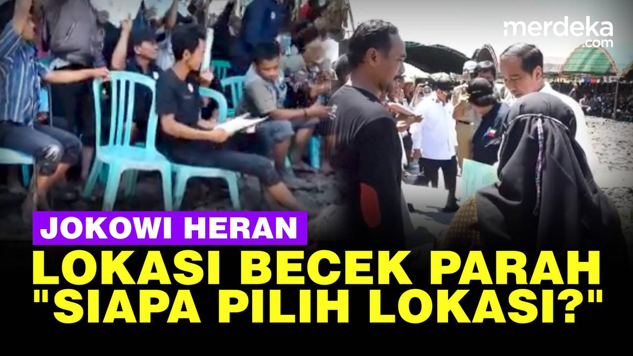 VIDEO: Jokowi Heran Lokasi Acara Becek Parah, "Kita Kayak Bajak Sawah Saja"