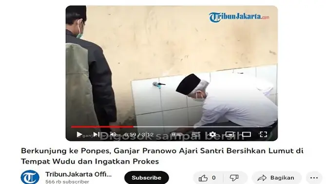 <p>Gambar tangkapan video dari channel YouTube TribunJakarta Official.</p>