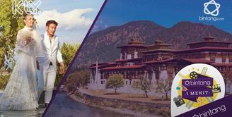 Negara Bhutan mendadak jadi sorotan setelah jadi tempat pernikahan Nadine dan Dimas.