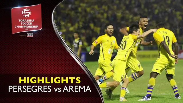 Video highlights TSC 2016 antara Persegres vs Arema Cronus yang berakhir dengan skor 1-0 di Stadion Tri Dharma, Gresik