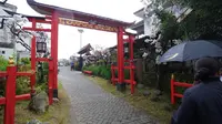 Gapura masuk menuju Kampung Sakura di Desa Sidomulyo, destinasi wisata baru di Kota Batu (Prokopim Kota Batu)