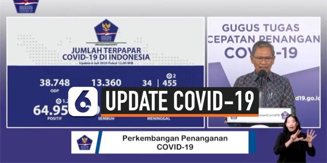 VIDEO: Bertambah 1.209 Kasus, Jumlah Covid-19 Indonesia Tembus 64.958 Kasus